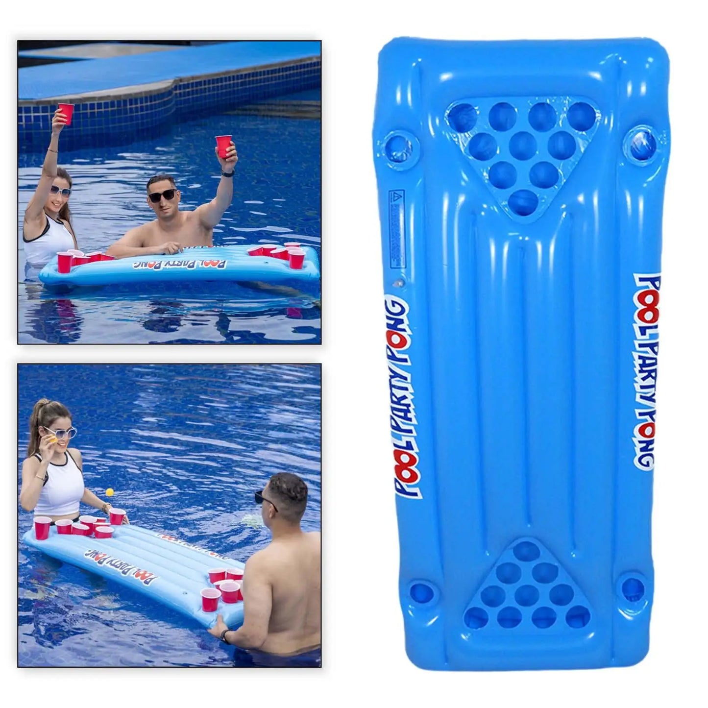Beer Pong inflable para piscina